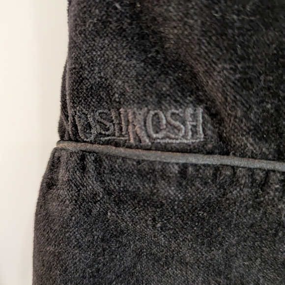 Vintage Y2K Osh-kosh Black Velvet Dress - Picture 3 of 6